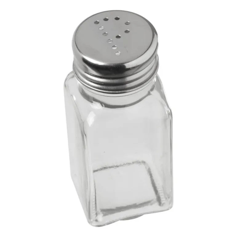 Peper vaatje - transparant - ø4x9 cm