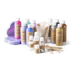 Roerstaafjes paint pouring - set van 20