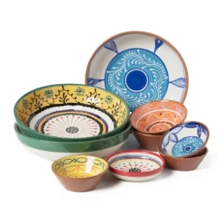 Schaal Lagoon - 27 cm - blauw