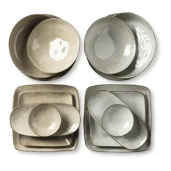 Schaal Toscane - beige - ø11x3.5 cm