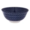 Schaaltje blue print - diamonds - ⌀15 cm