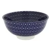 Schaaltje blue print - diamonds - ⌀12 cm