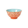 Schaaltje Moana klein - blauw/oranje - ø9.2x4.8 cm