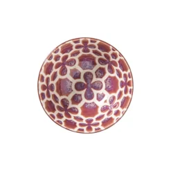 Schaaltje Nore klein - paars/geel - ø9.2x4.8 cm