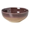 Schaaltje Olivia - bordeauxrood/beige - ø16.8x7 cm