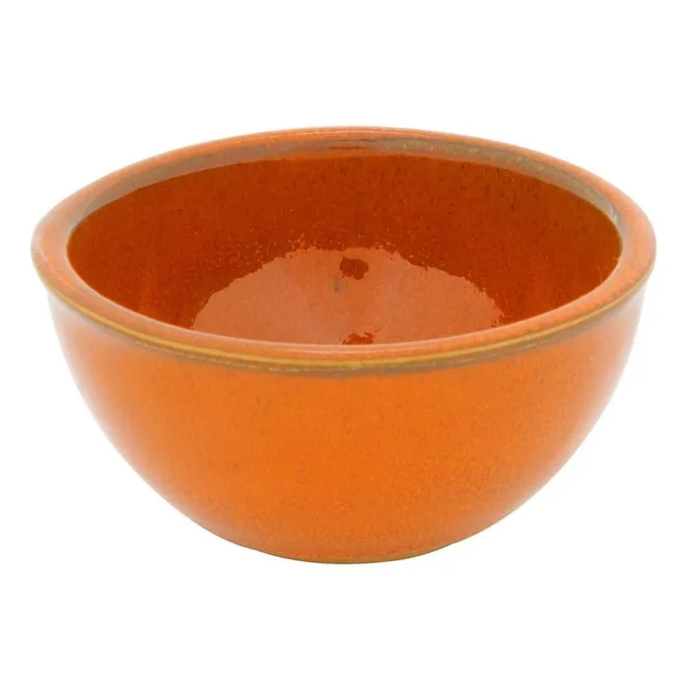 Schaaltje Selena - oranje - 8 cm