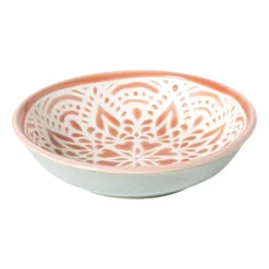 Schoteltje Abby - blauw/roze - ø9.7x2 cm
