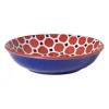 Schoteltje Anne - rood/blauw - ø9.7x2 cm