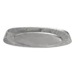Serveerschaal - aluminium - 2.9x42.6x28.6 cm - set van 2