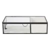 Sieradendoos met ringhouder - zwart - 25x15x6.5 cm
