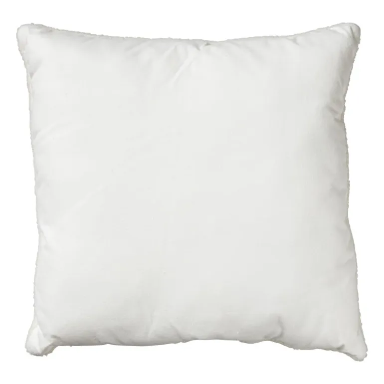 Sierkussen teddy - beige - 45x45 cm