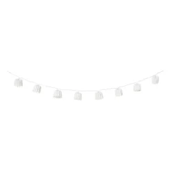Slinger papier - wit - 175 cm