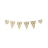 Slinger baby - bruin/goud - 2x200 cm