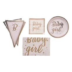 Slinger baby girl - roze/goud - 2x200 cm