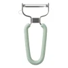 Standaard Y-dunschiller - groen - 13x6.3 cm