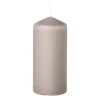 Stompkaars glad - beige - ø6x13 cm