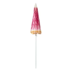 Strandparasol - roze/oranje - ø160x180x180 cm