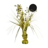 Tafeldecoratie happy birthday - goudkleurig - 42 cm