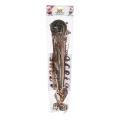 Tafeldecoratie happy birthday - rosé goud - 42 cm