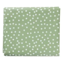 Tafelkleed dots - groen/wit - 150x220 cm