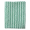 Tafelkleed zigzag - groen/wit - 140x240 cm