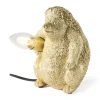 Tafellamp egel - goud - 18 cm
