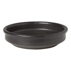 Tapas schaaltje klei - zwart - ⌀10 cm