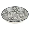 Tapas schaaltje Sevilla - zwarte streepjes - ø14x3.5 cm
