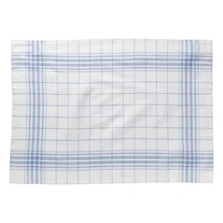 Theedoeken set van 3 - blauw /wit - 45x65 cm