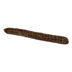 Tochtstopper panter - bruin - 90x9 cm