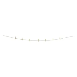 Touw met mini knijpers - 3 meter