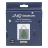 Touwfiguren kerstboom - hout/touw - 12x12 cm