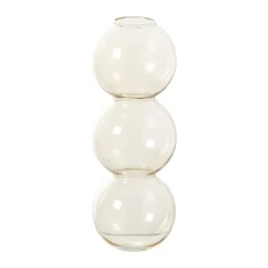 Vaas voor geurstokjes bollen - geel - ø6.5x16.5 cm