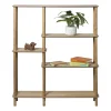Vakkenkast Scandi hoog - naturel - 140x120x30 cm