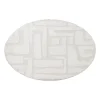 Vloerkleed native ovaal - wit - 120x180 cm