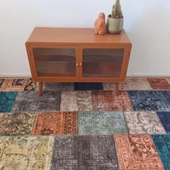 Vloerkleed patchwork - multikleur - 120x180 cm