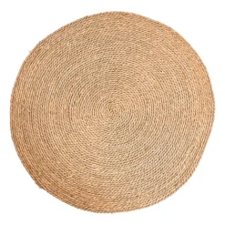 Vloerkleed riet - bruin - 87 cm
