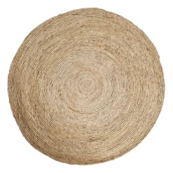 Vloerkleed riet - naturel - 87 cm
