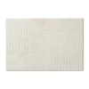 Vloerkleed wave - wit - 60x90 cm