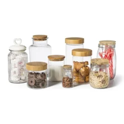 Voorraadpot bamboe deksel - 750 ml