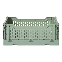 Vouwkrat middel - groen - 10.5x27x17 cm