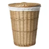 Wasmand gevlochten - naturel - 46x57 cm