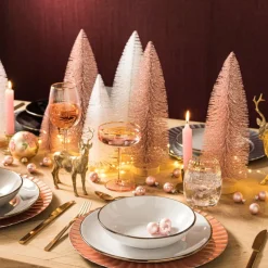 Waterglas - roze/goud - 450 ml
