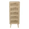 Webbing Java kast met 5 laden - 107x40x31 cm