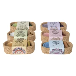 Wierook set - lavendel - kegels met schaaltje